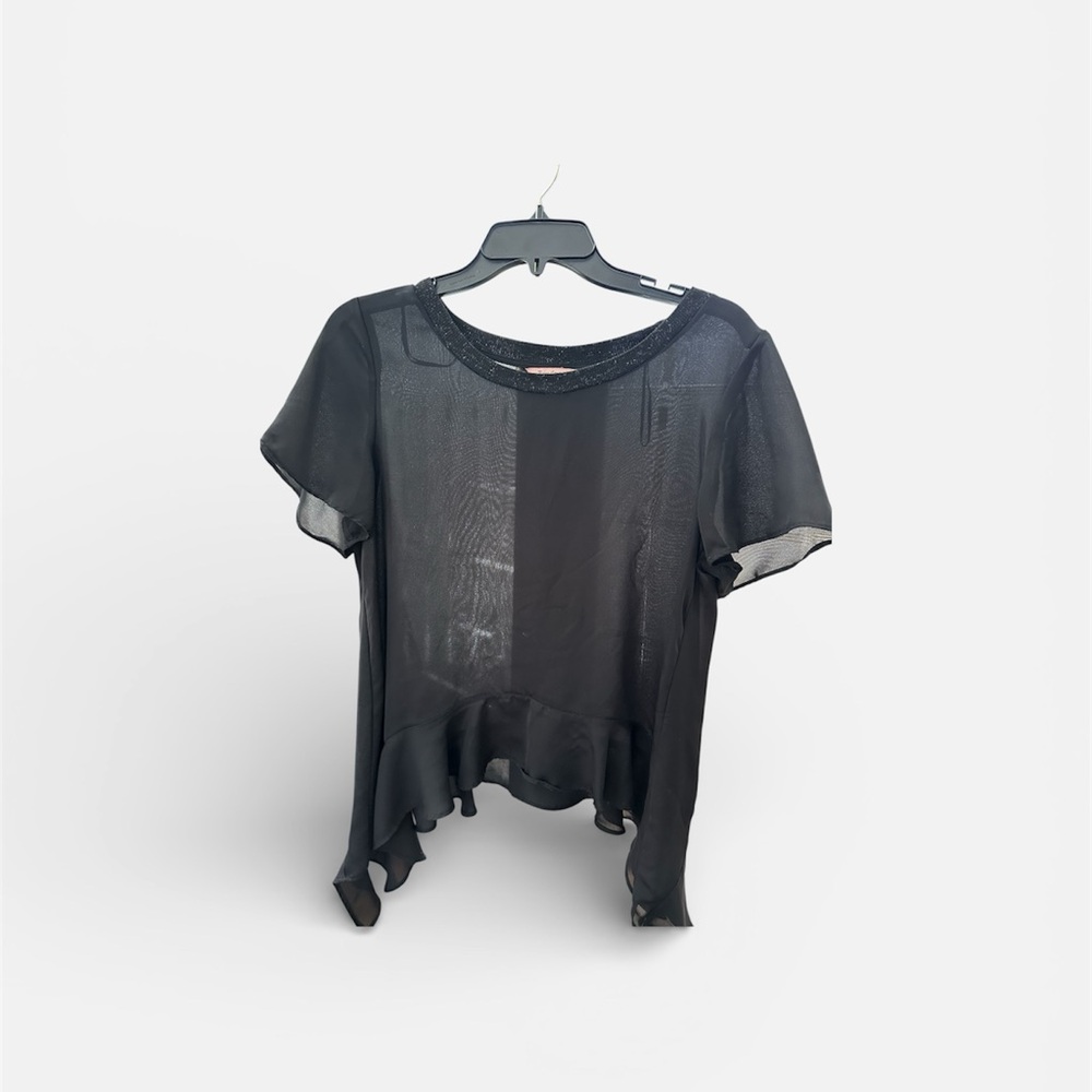 Juicy Couture Black Sheer Blouse